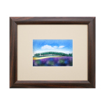 七宝焼|額・ラベンダー