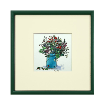 七宝焼|額・花束