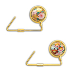 七宝焼|バッグハンガー・洛中洛外