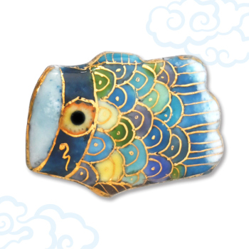 七宝焼|土田ピンブローチ こいのぼり1匹 (限定商品)