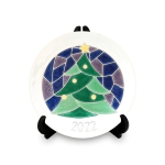 七宝焼|飾皿・クリスマスプレート2022(小) (お取り寄せ)