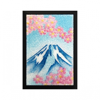七宝焼|小箱・富士桜