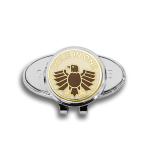 七宝焼|ゴルフマーカー・コンドル　ベージュ