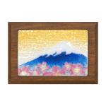 七宝焼|銘々小箱・富士桜