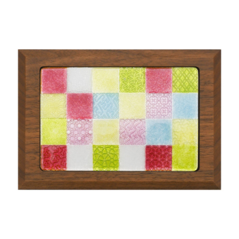 七宝焼|銘々小箱・市松